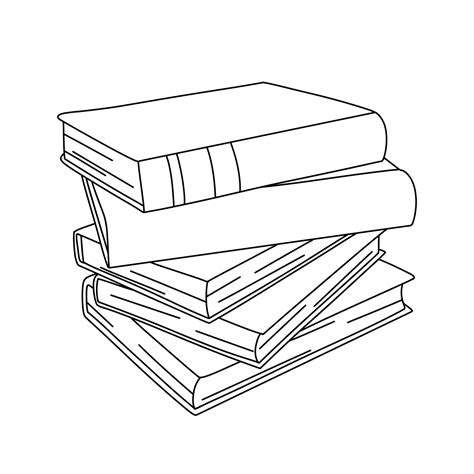 stack of books clip art|black and white clip art books.